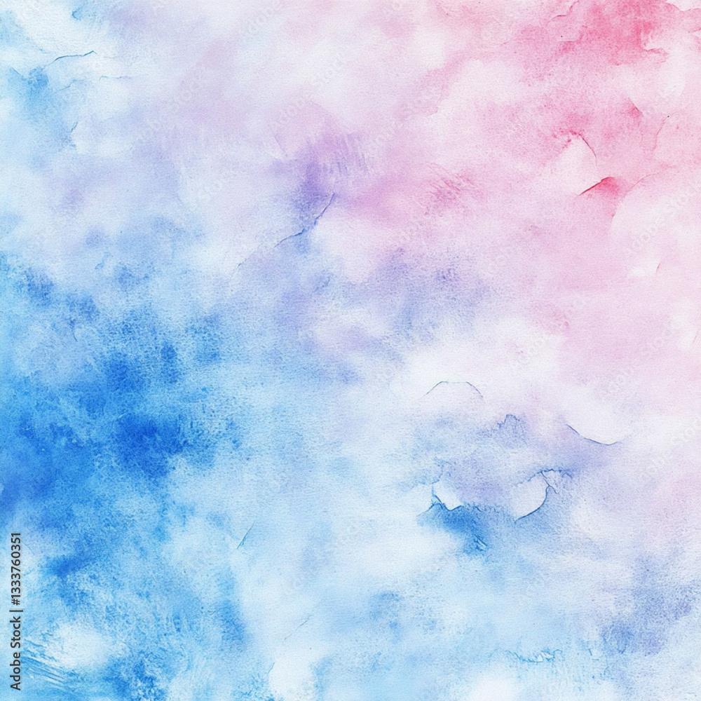 Obraz premium Vibrant watercolor texture with soft abstract blending, artistic hand-painted background in bright and pastel shades for creative design projects