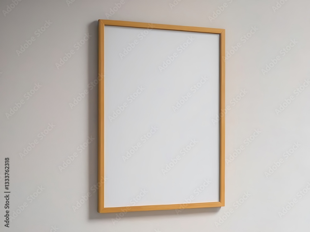 blank poster frame on wall with copy space blank poster frame on wall with copy space