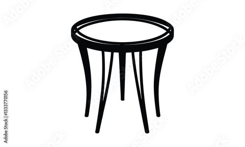 Round Table Silhouette