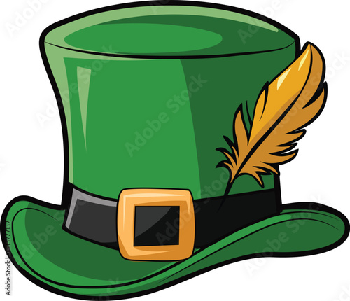 st patrick hat vector