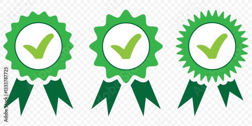 award ribbon star icon symbol, premium quality icon sign - medal, prize, badge, ribbon. web vector icon. EPS 10.