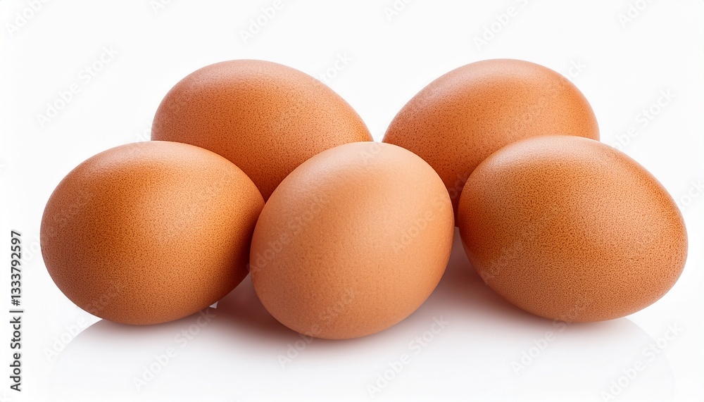 raw brown chicken egg isolated on whtie background raw brown chicken egg isolated on whtie background