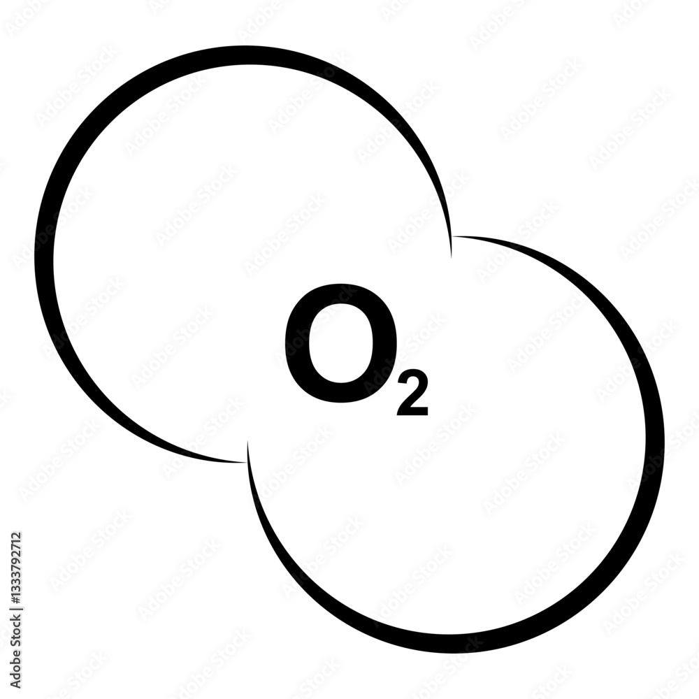Oxygen Embrace, Halves United, Life Breath molecule gas, symbol air Oxygen Embrace, Halves United, Life Breath molecule gas, symbol air