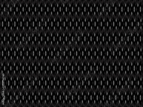 Black metal texture steel background. Perforated metal sheet. Texture of black carbon fiber.