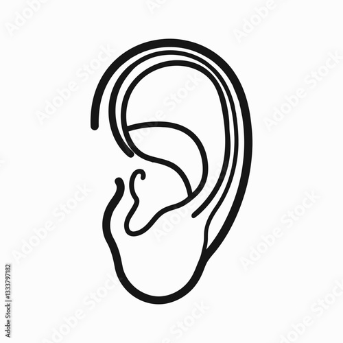 human ear icon