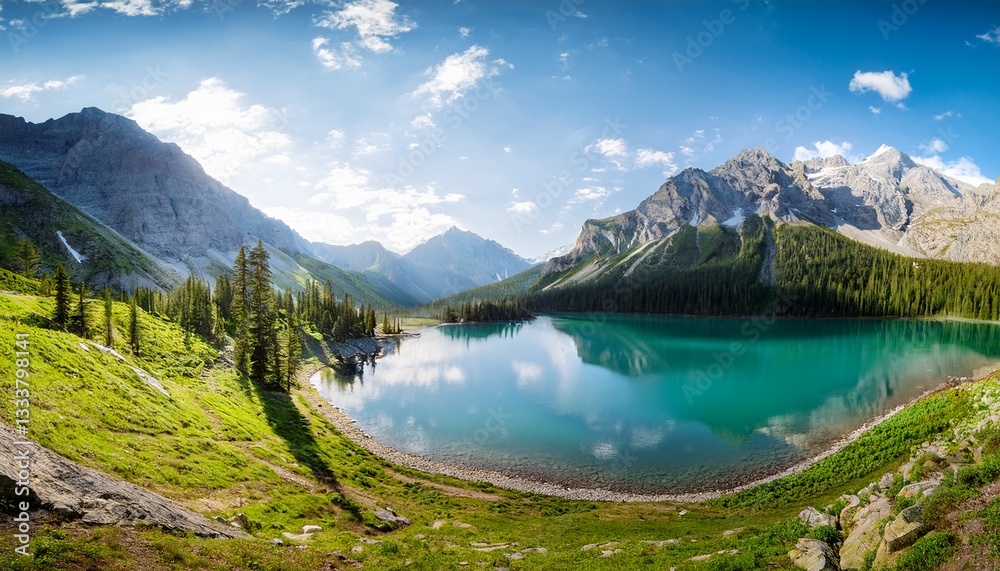 Obraz premium lake in mountains