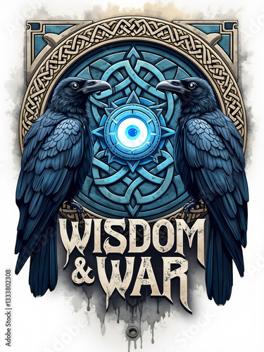 Wisdom & War: The Symbolism of Odin’s Ravens in Norse Mythology photo