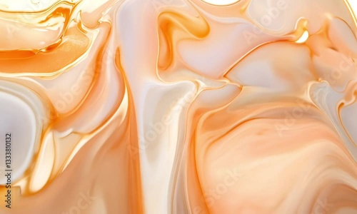 Marbled golden texture with fluid swirls creating a high-end, sophisticated abstract background for digital and creative projects.