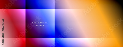 Dynamic shadow lines with gradient colors geometric background
