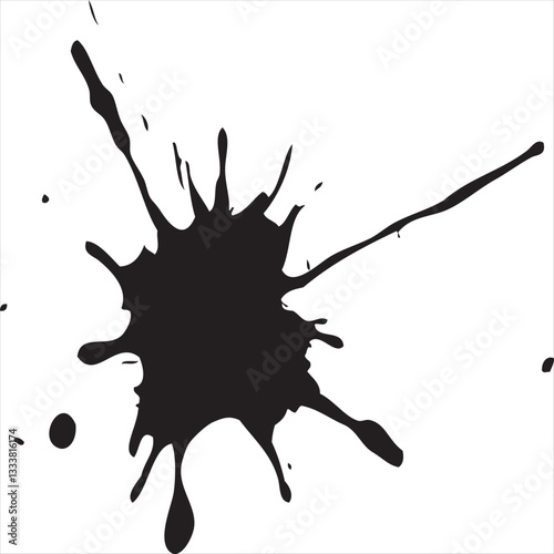 ink blot vector