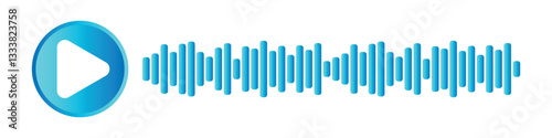 voice and audio message chat icon, sound recording audio icon.
