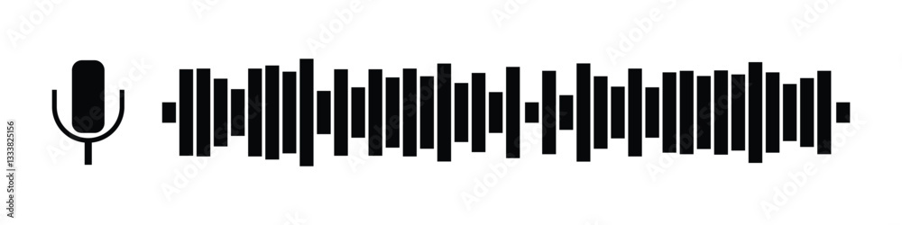 voice and audio message chat icon, sound recording audio icon. voice and audio message chat icon, sound recording audio icon.