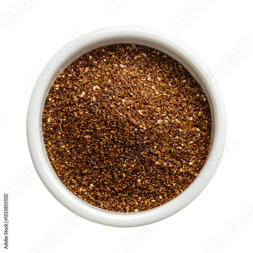 Flaxseed Chutney Powder Isolated on Transparent Background