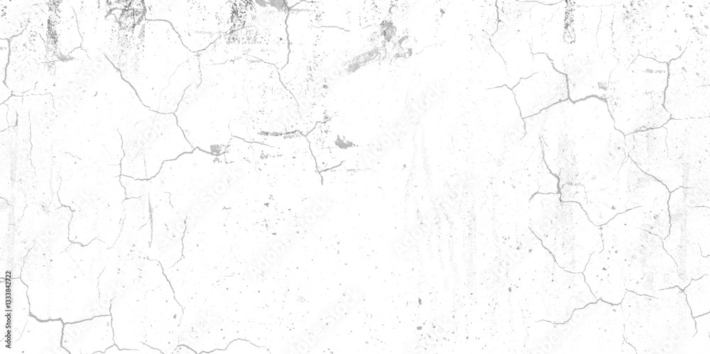 Fototapeta premium Abstract background of grunge white, black damaged rusty crack and scratch wall texture design. gray concreate surface plaster old rough dirty wall texture, white marble texture, grunge texture. 