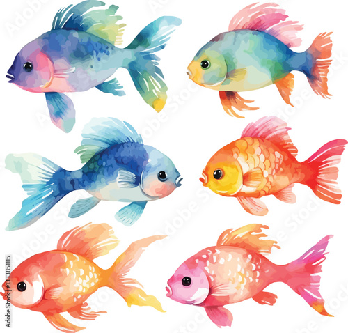 set of goldfish