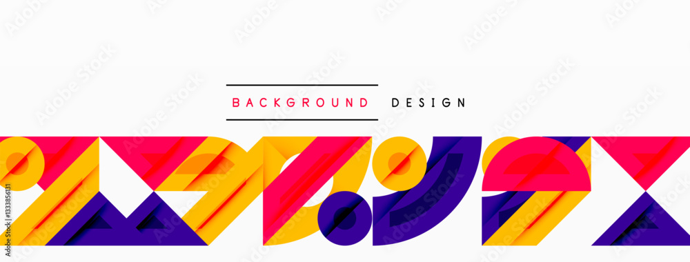 Abstract geometric background with shapes, featuring circular and rounded elements. Bold contrast, smooth gradients, dynamic composition, futuristic style Abstract geometric background with shapes, featuring circular and rounded elements. Bold contrast, smooth gradients, dynamic composition, futuristic style