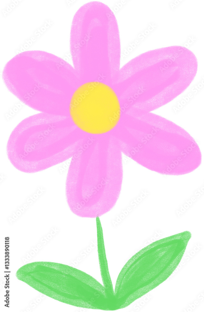 Naklejka premium 꽃