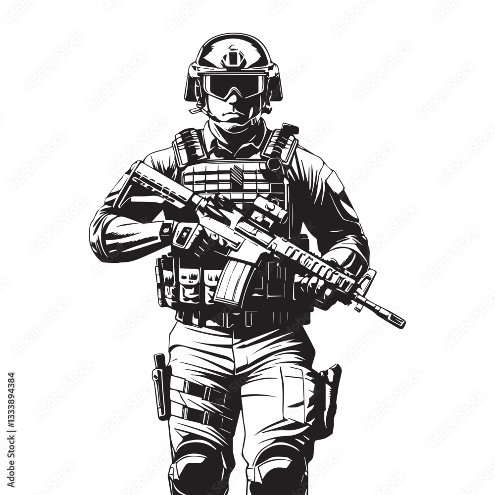 Fototapeta premium us army vector