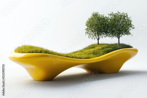 Movable vegetation landscape