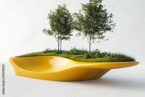 Movable vegetation landscape