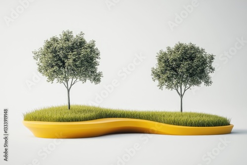 Movable vegetation landscape