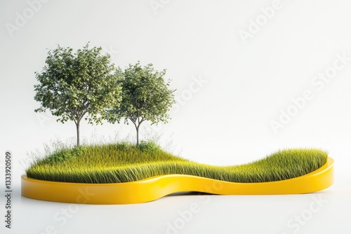Movable vegetation landscape