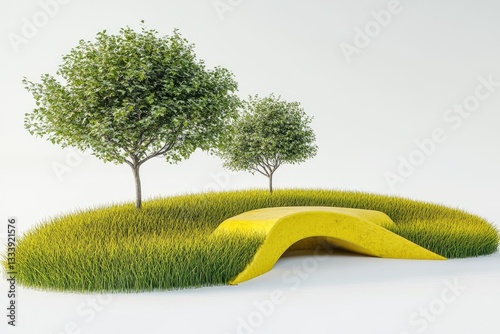 Movable vegetation landscape