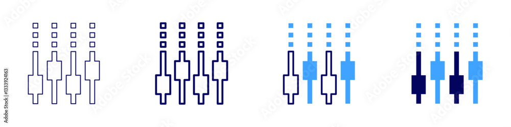 Edit alignment icon in 4 different styles. Thin Line, Line, Bold Line, Duotone. Duotone style. Editable stroke Edit alignment icon in 4 different styles. Thin Line, Line, Bold Line, Duotone. Duotone style. Editable stroke