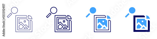 Dodge icon in 4 different styles. Thin Line, Line, Bold Line, Duotone. Duotone style. Editable stroke