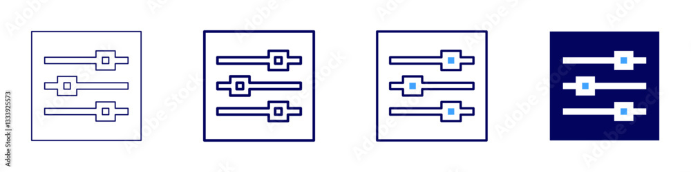 Edit podcast icon in 4 different styles. Thin Line, Line, Bold Line, Duotone. Duotone style. Editable stroke Edit podcast icon in 4 different styles. Thin Line, Line, Bold Line, Duotone. Duotone style. Editable stroke