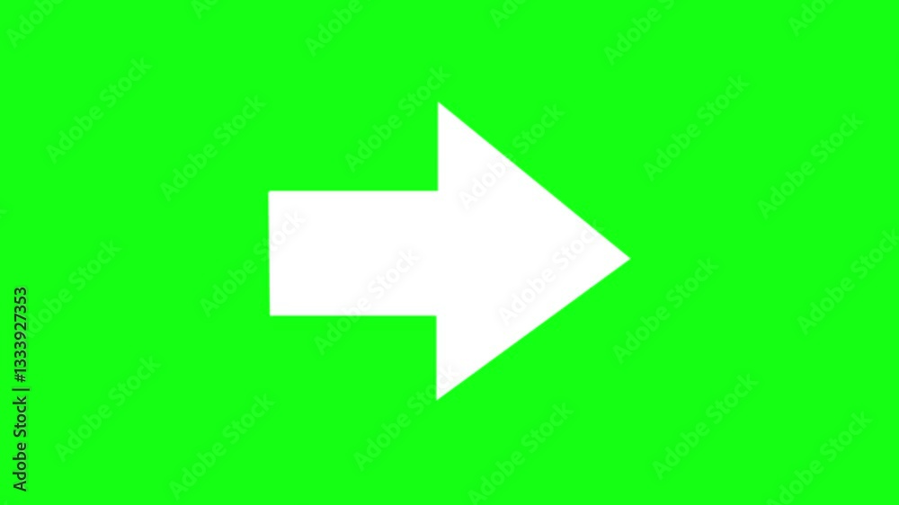 Animated squirrel arrow moving sideways on green background. 4K 30fps Animated squirrel arrow moving sideways on green background. 4K 30fps
