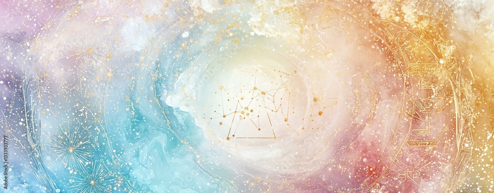 Fototapeta premium A vibrant abstract background with swirling colors and textures, perfect for creative projects, digital art, and design inspirations.