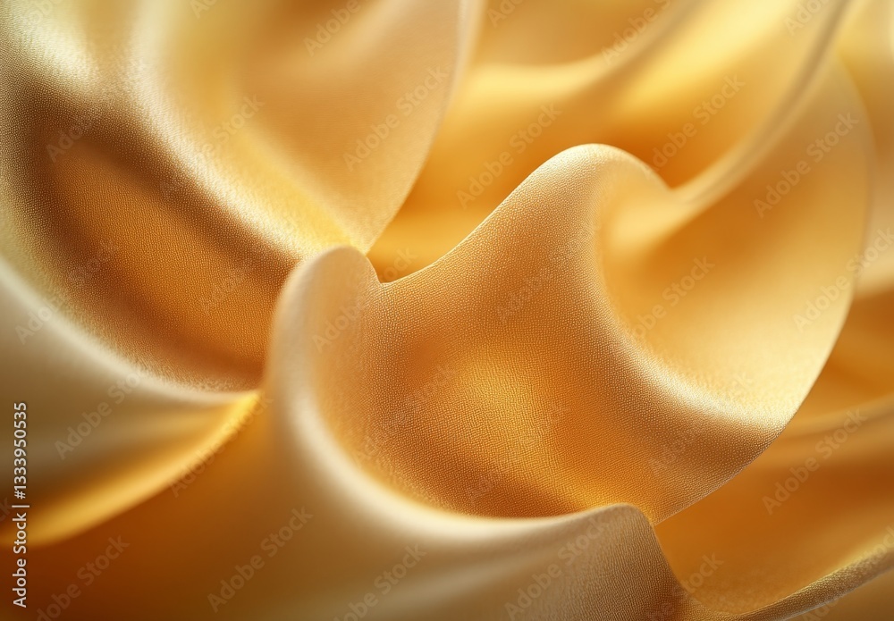 Fototapeta premium Golden, flowing, smooth texture