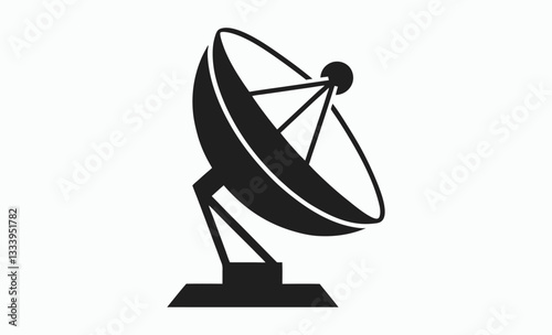 Satellite dish icon vector, satellite dish icon vector illustration graphic design 