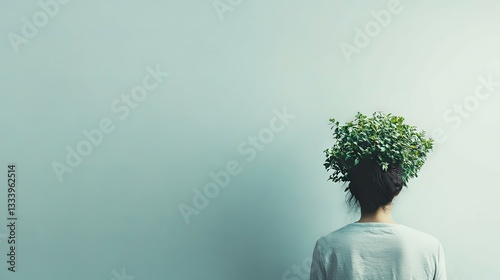 The Growth Within: A Surreal Portrait of Nature and Self