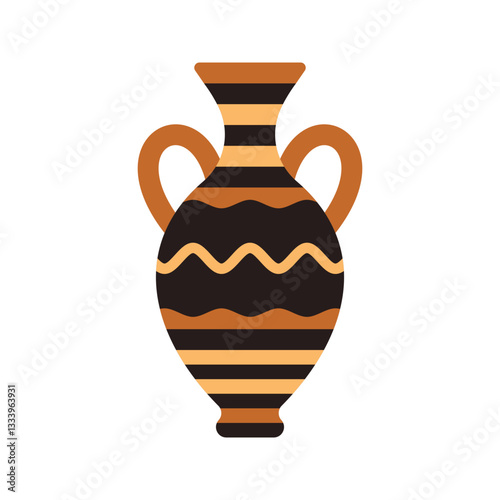 Ancient Pottery Illustration