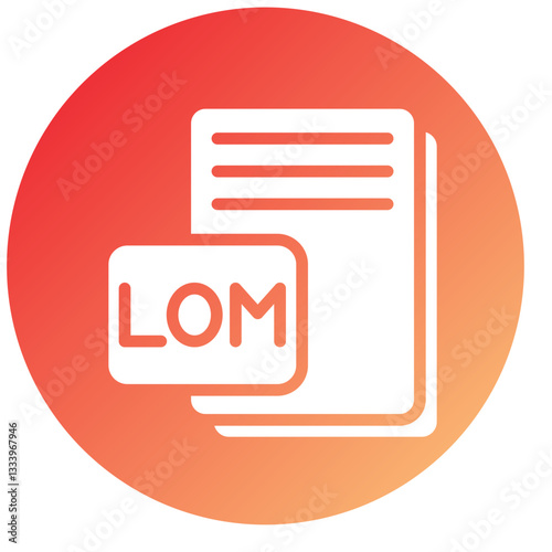 Vector Design LOM Icon Style