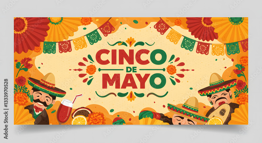 Fototapeta premium Cinco De Mayo Celebration