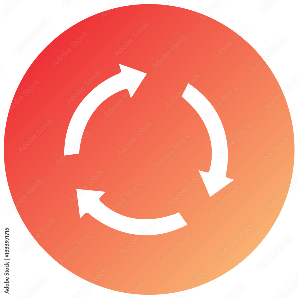 Vector Design Loop Icon Style Vector Design Loop Icon Style