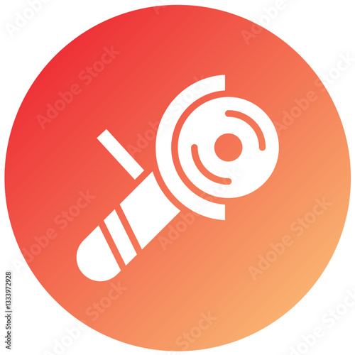 Angle Grinder Vector Design Icon Style