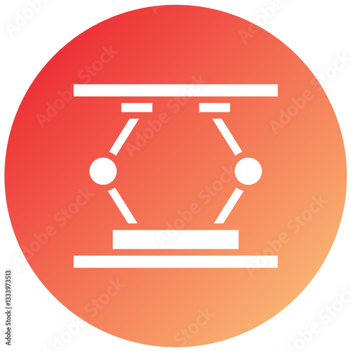 Hydraulic Jack Vector Design Icon Style