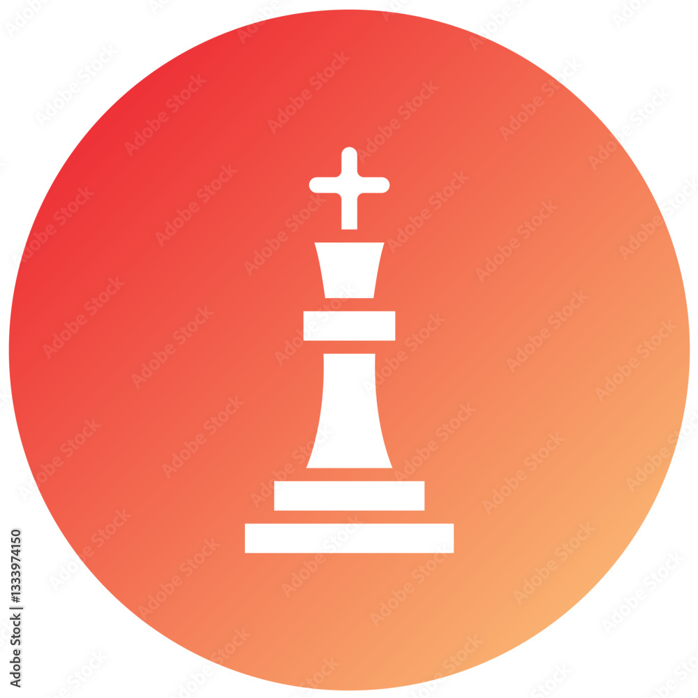 Obraz premium Chess Piece Vector Design Icon Style