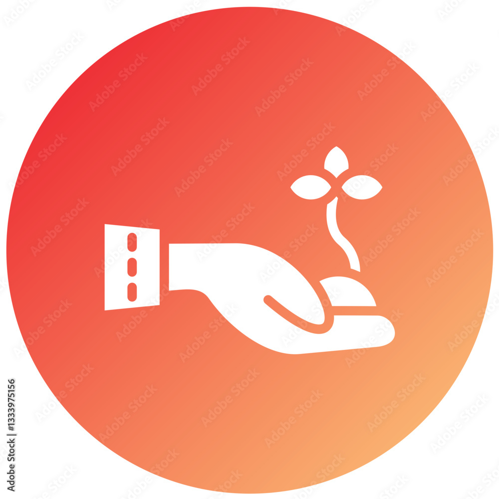 Fototapeta premium Eco Trail Vector Design Icon Style