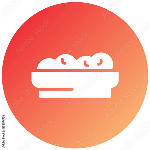 Cottage Cheese Vector Design Icon Style