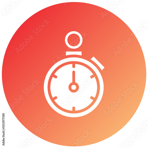 Stopwatch Vector Design Icon Style