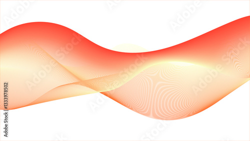 short description


A minimalist abstract design with smooth, flowing wave-like lines in a warm gradient from yellow to red, set against a white background