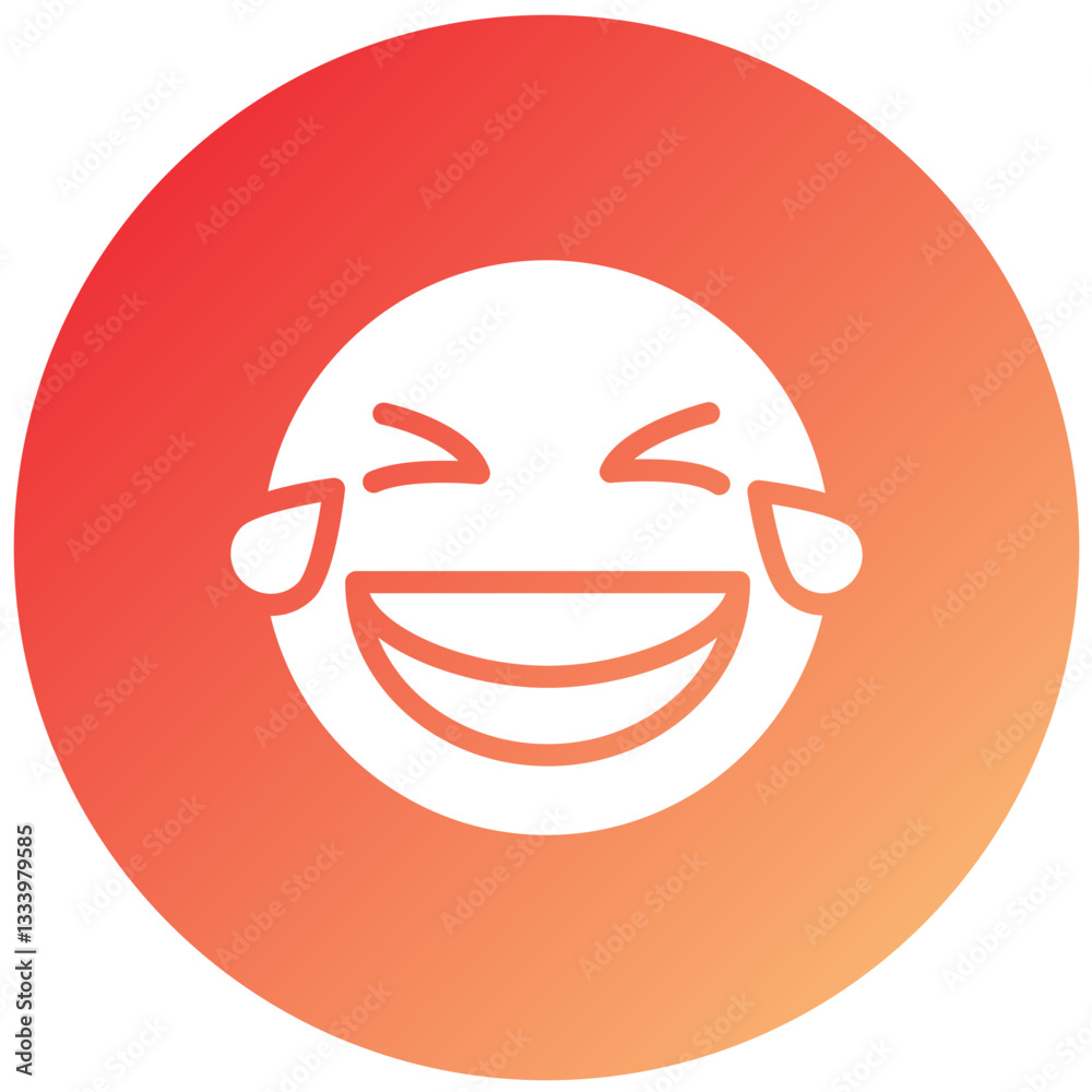 Vector Design Laughing Icon Style Vector Design Laughing Icon Style