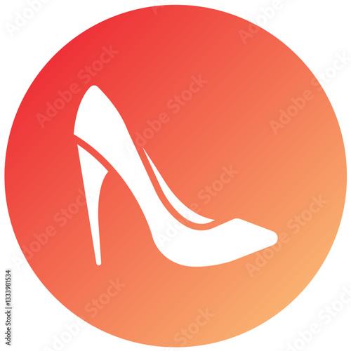 Vector Design High Heels Icon Style