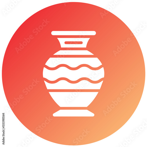 Vector Design Vase Icon Style