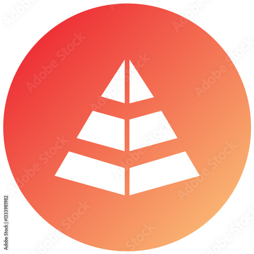 Vector Design Pyramid Icon Style